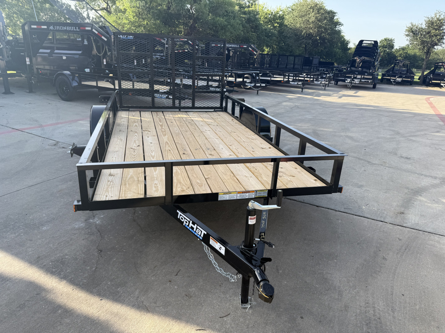 New 2025 Top Hat Trailers 12x77" DSA  Utility Trailer
