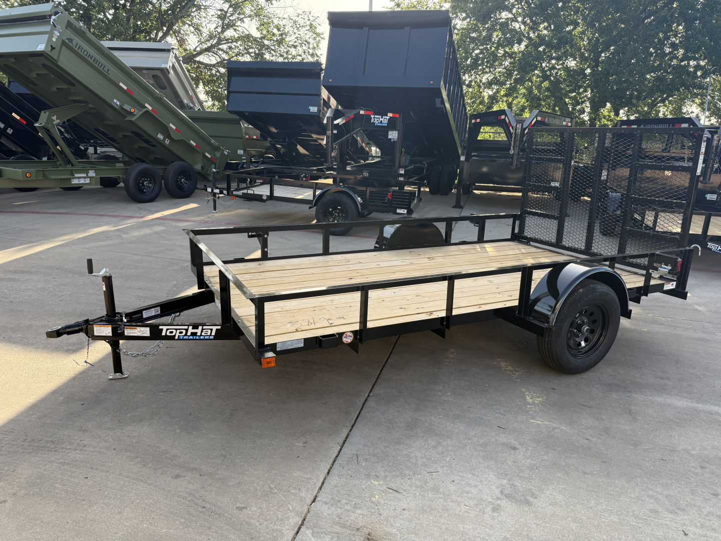 New 2025 Top Hat Trailers 12x77" DSA  Utility Trailer
