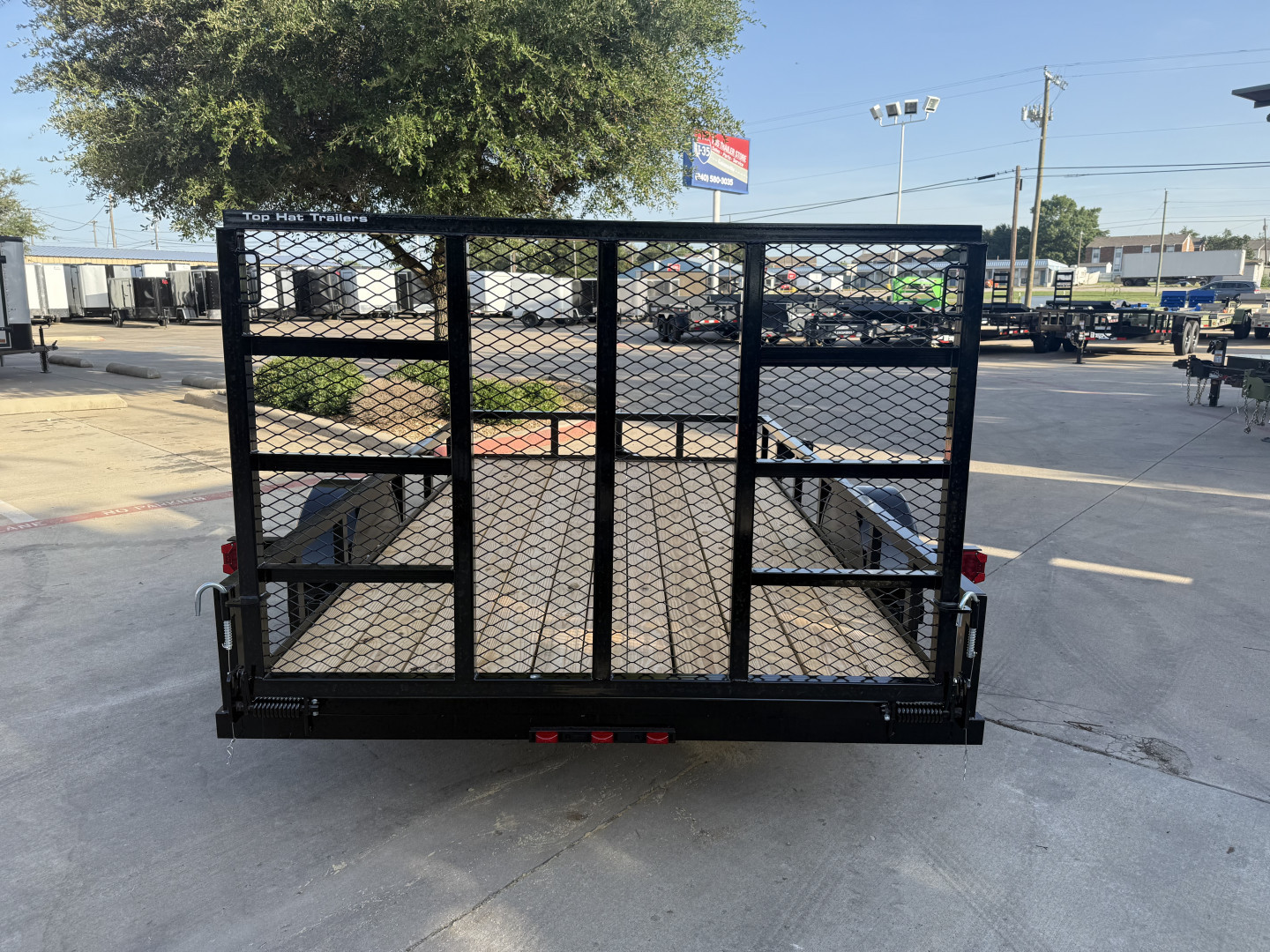 New 2025 Top Hat Trailers 12x77" DSA  Utility Trailer