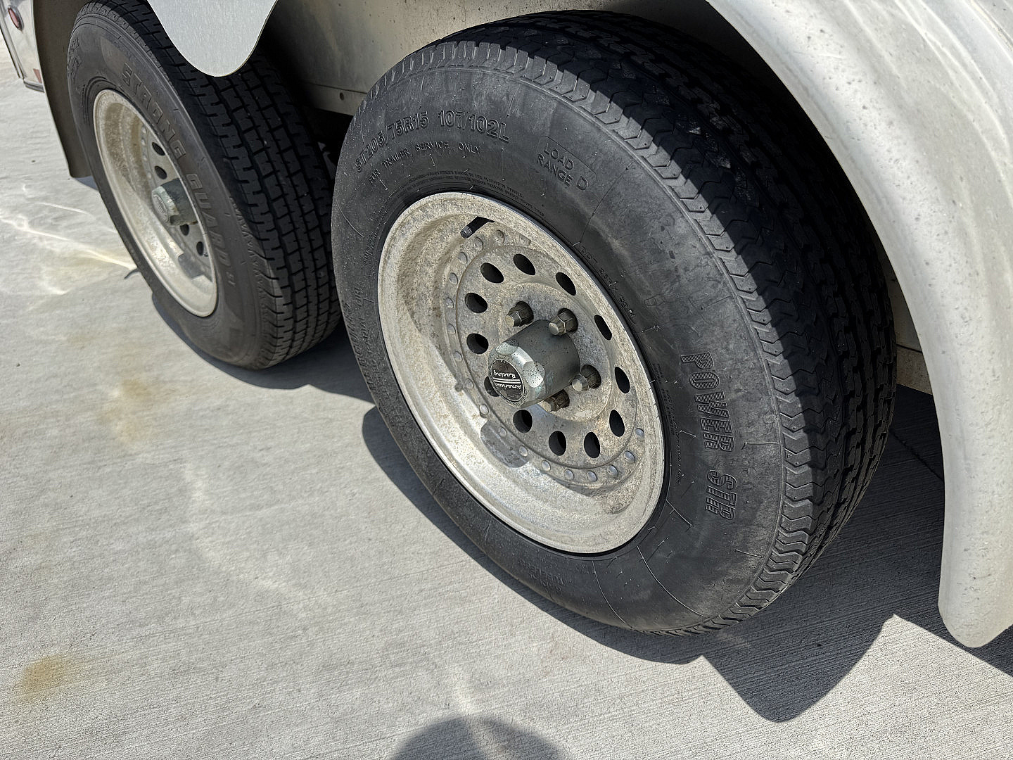 Used 2003 United 7x19 Drive Out Front Enclosed Rear Ramp Snowmobile Cargo Trailer