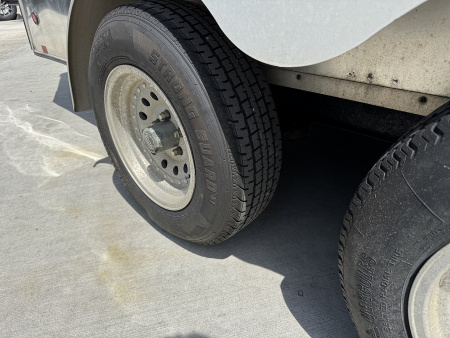 Used 2003 United 7x19 Drive Out Front Enclosed Rear Ramp Snowmobile Cargo Trailer