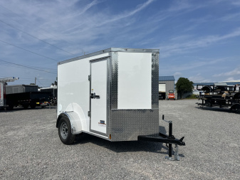 New 2025 ANVIL 5X8 w/ Double Doors & Side Door Cargo / Enclosed Trailer