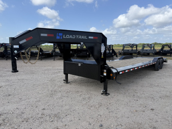 New 2025 Load Trail 32' Gooseneck Lowboy Max Ramps 20K Car Hauler
