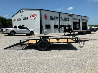 2025 Delco 77"x12' Single Axle Utility Trailer - U2
