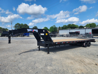 New 2025 TEXAS BRAGG TRAILERS Gooseneck 25+5 20K Flatbed Trailer