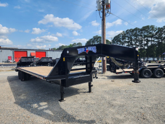 New 2025 TEXAS BRAGG TRAILERS Gooseneck 25+5 20K Flatbed Trailer