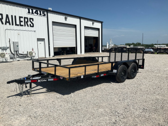 2025 Delco 83"x16' Tandem Axle Utility Trailer - U6
