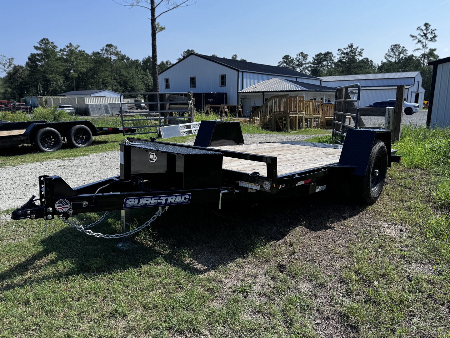 New 2025 Sure-Trac 78X12 SA 7.8K TILT BED EQUIPMENT TRAILER