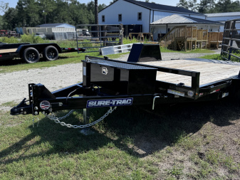 New 2025 Sure-Trac 78X12 SA 7.8K TILT BED EQUIPMENT TRAILER