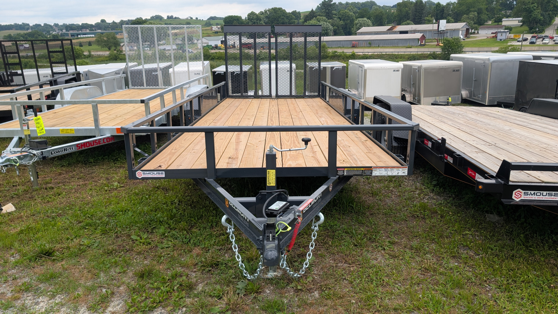 New 2025 Belmont 7x20 HD Tube Top Utility Trailer w/ Split Gate (10K GVW)
