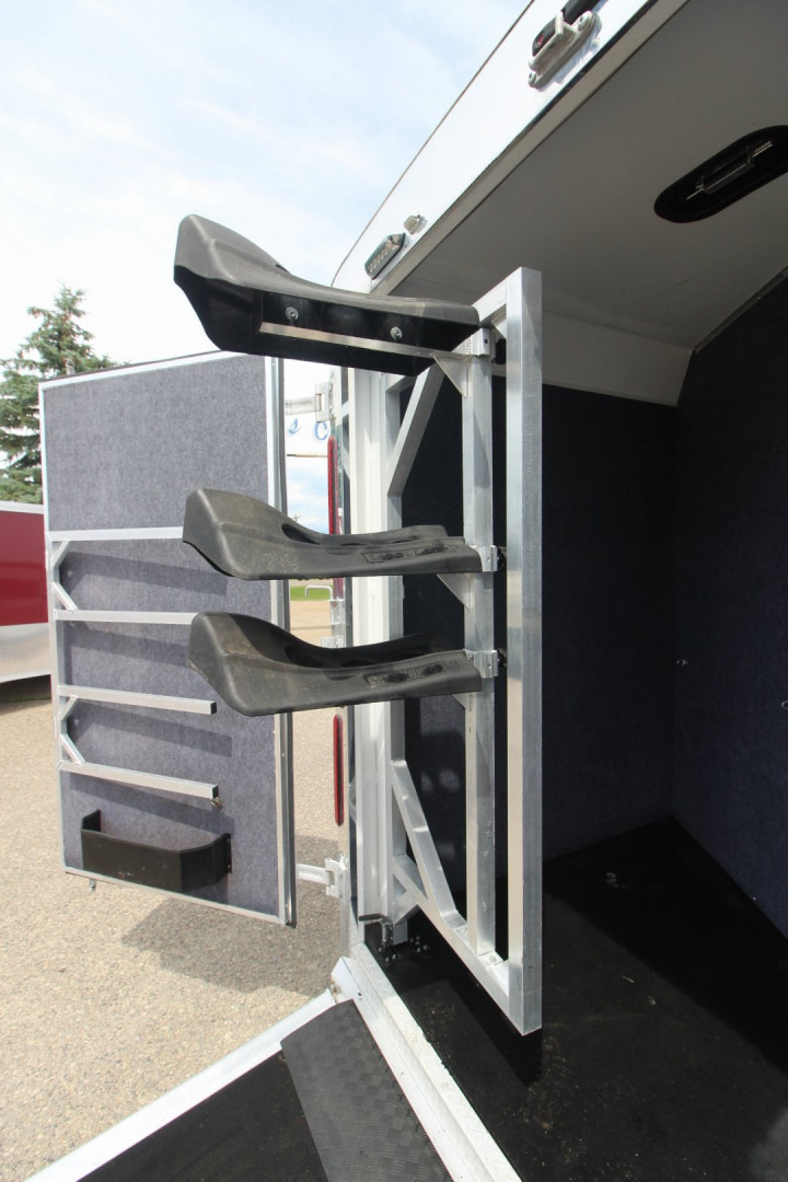 Used 2017 Bison Trailers 3 Horse LQ Trailer