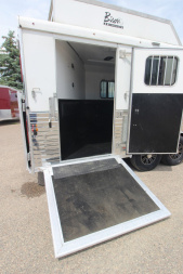 Used 2017 Bison Trailers 3 Horse LQ Trailer