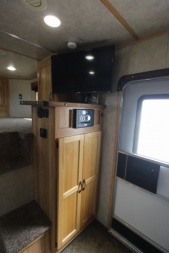 Used 2017 Bison Trailers 3 Horse LQ Trailer