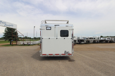 Used 2017 Bison Trailers 3 Horse LQ Trailer