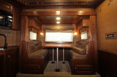 Used 2007 Bloomer 4HR 16' LQ Slide Out Horse Trailer