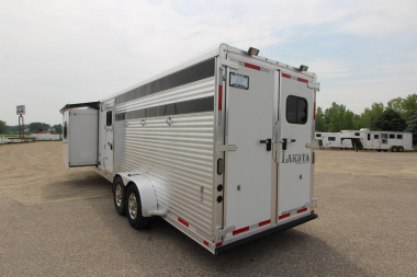 Used 2014 Lakota 4HR Stock/Combo LQ Horse Trailer