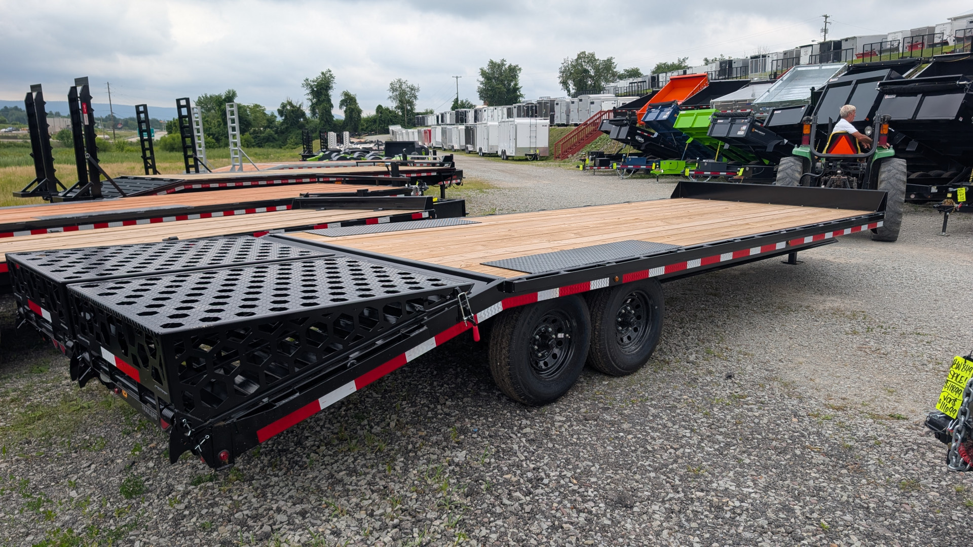 New 2025 Belmont 20+4 Deckover Tagalong w/ Full Width Wedge Ramps