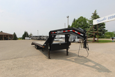 Used 2021 Delco Trailers 20' + 5' Flatbed Trailer