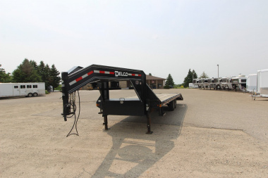 Used 2021 Delco Trailers 20' + 5' Flatbed Trailer