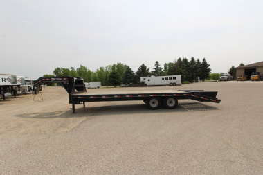 Used 2021 Delco Trailers 20' + 5' Flatbed Trailer