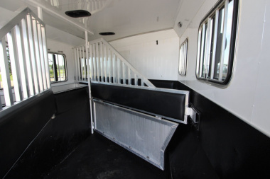 Used 2016 Bison Trailers 3HR 13' LQ Horse Trailer