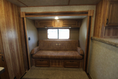 Used 2016 Bison Trailers 3HR 13' LQ Horse Trailer