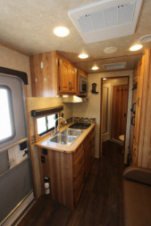 Used 2015 Bison Trailers 3HR LQ Horse Trailer