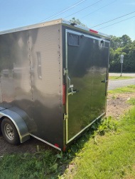 New 2025 Cross Trailers CTB 7 X 16 Tandem Axle Cargo / Enclosed Trailer- 7K GVW
