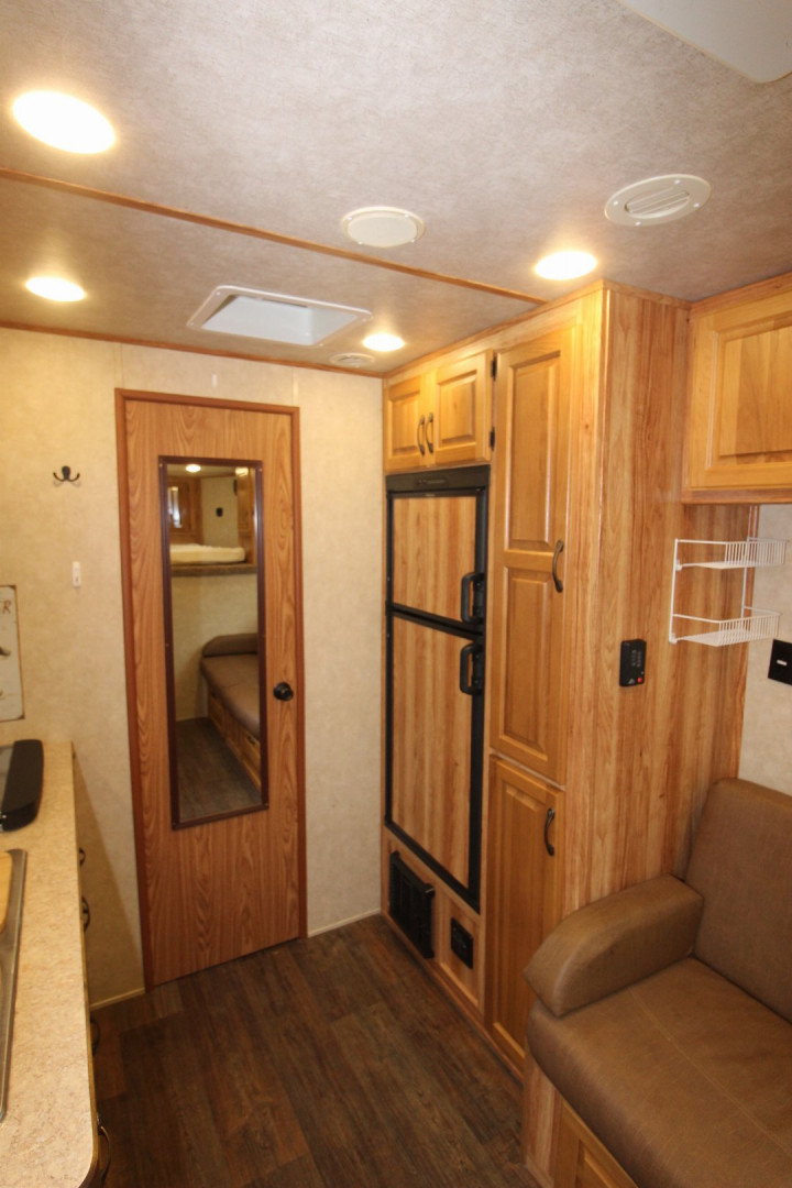 Used 2016 Bison Trailers 3HR 12' LQ Horse Trailer