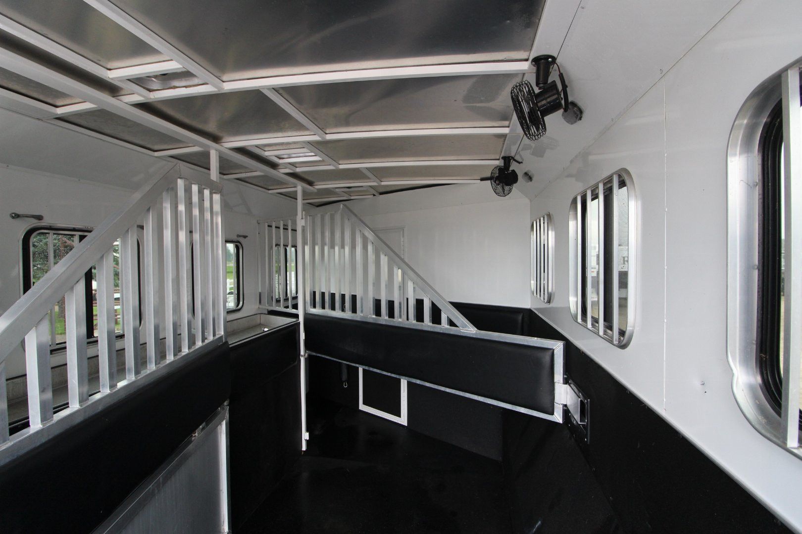 Used 2016 Bison Trailers 3HR 12' LQ Horse Trailer