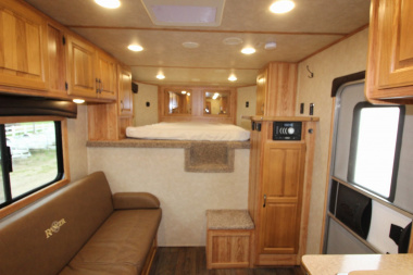 Used 2016 Bison Trailers 3HR 12' LQ Horse Trailer