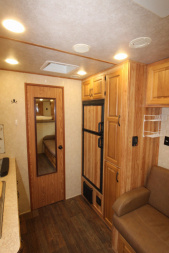 Used 2016 Bison Trailers 3HR 12' LQ Horse Trailer