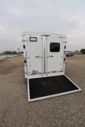 Used 2016 Bison Trailers 3HR 12' LQ Horse Trailer