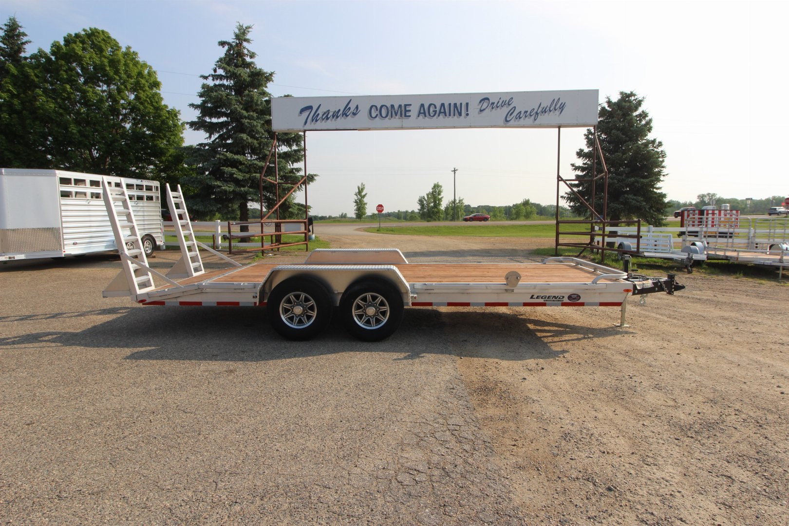 New 2024 Legend Trailers 7x20HEQ Flatbed Trailer