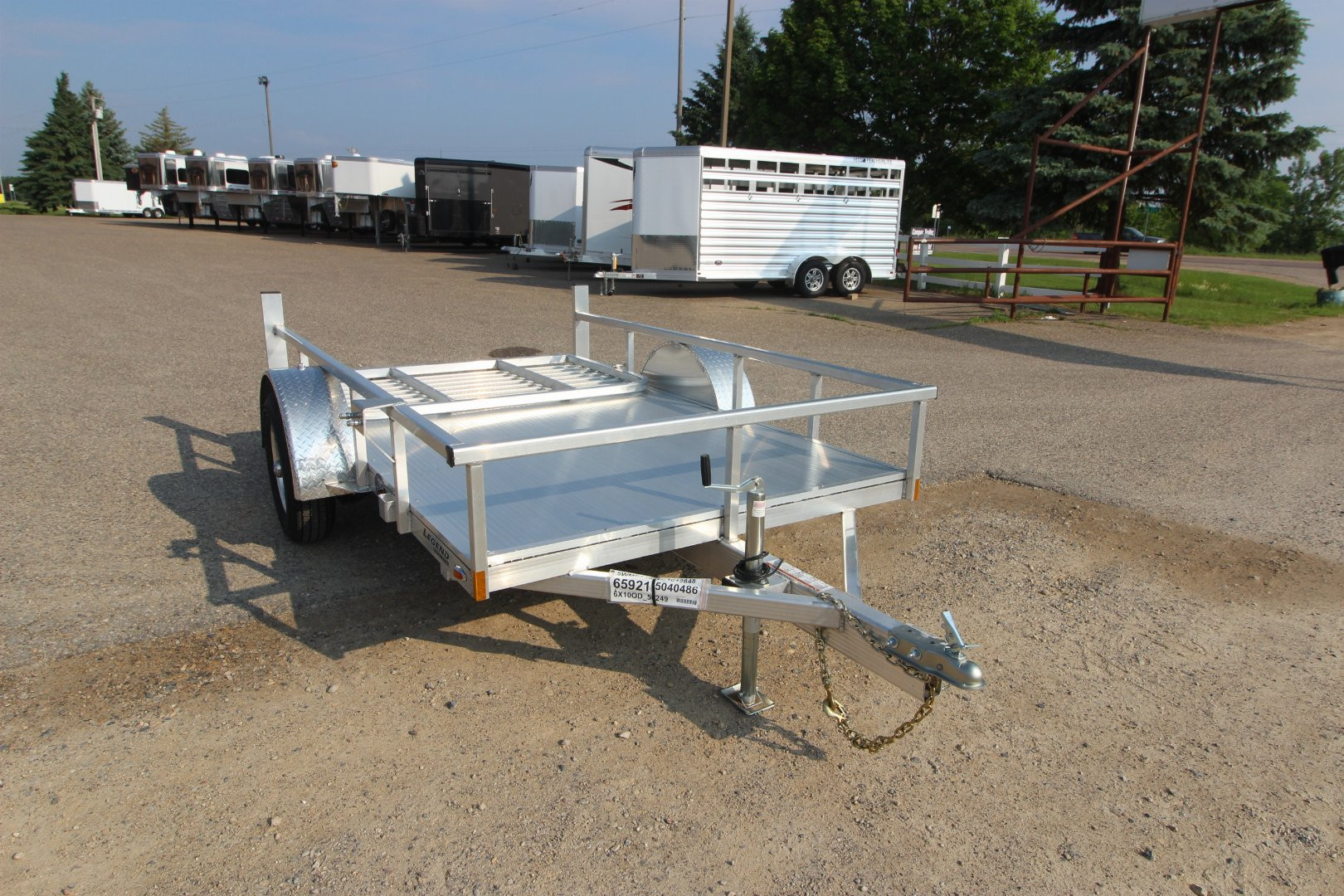 New 2025 LEGEND TRAILERS 6x10 ODSA30 Utility Trailer