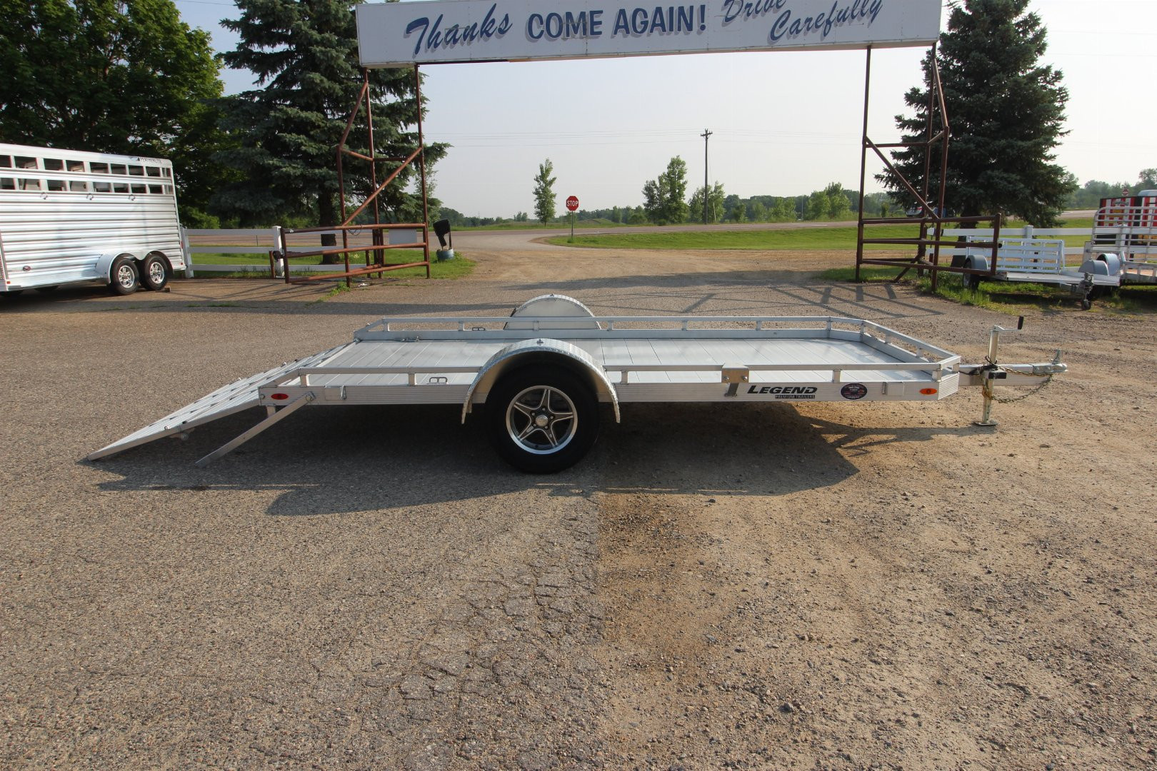 New 2025 LEGEND TRAILERS 7x14 UG SA 30 Utility Trailer