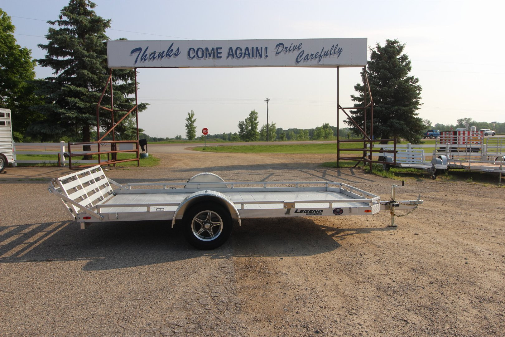 New 2025 LEGEND TRAILERS 7x14 UG SA 30 Utility Trailer