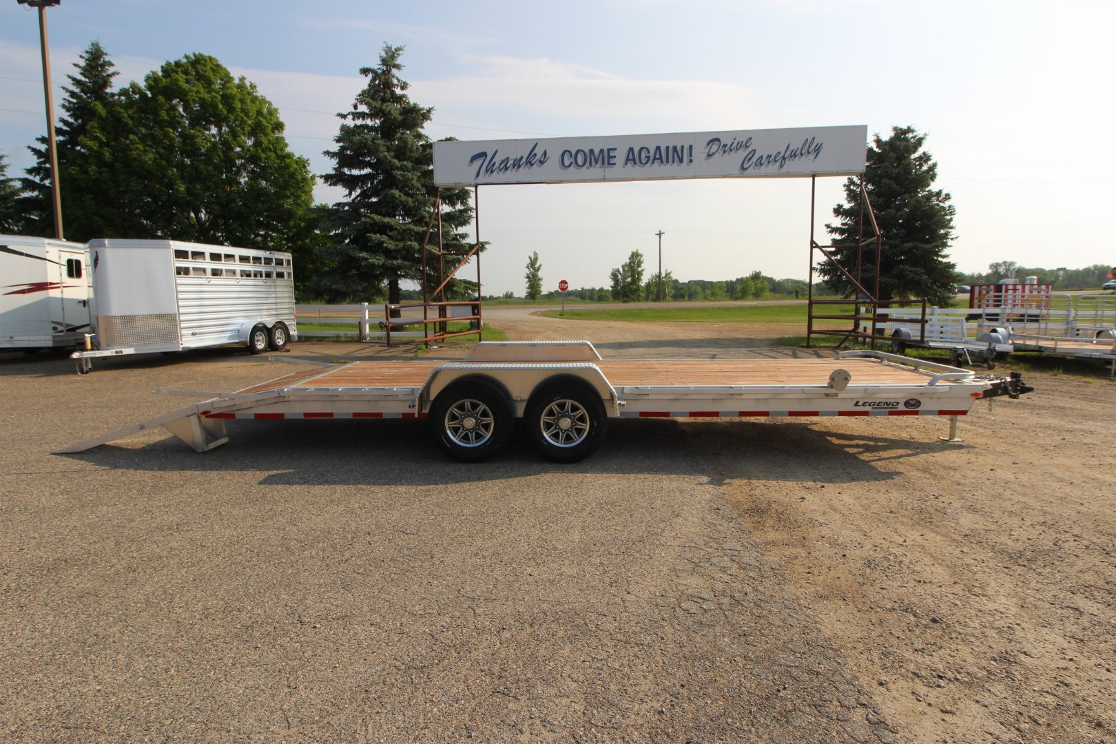 New 2024 Legend Trailers 7x24HEQTA70 Flatbed Trailer