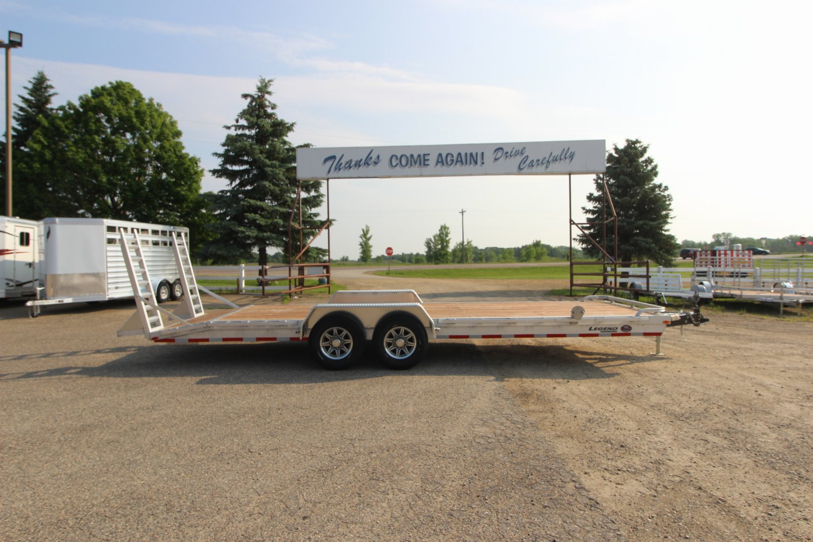 New 2024 Legend Trailers 7x24HEQTA70 Flatbed Trailer