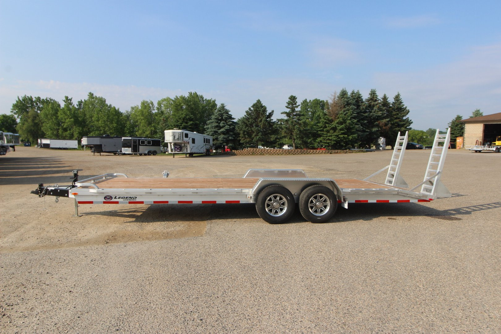 New 2024 Legend Trailers 7x24HEQTA70 Flatbed Trailer