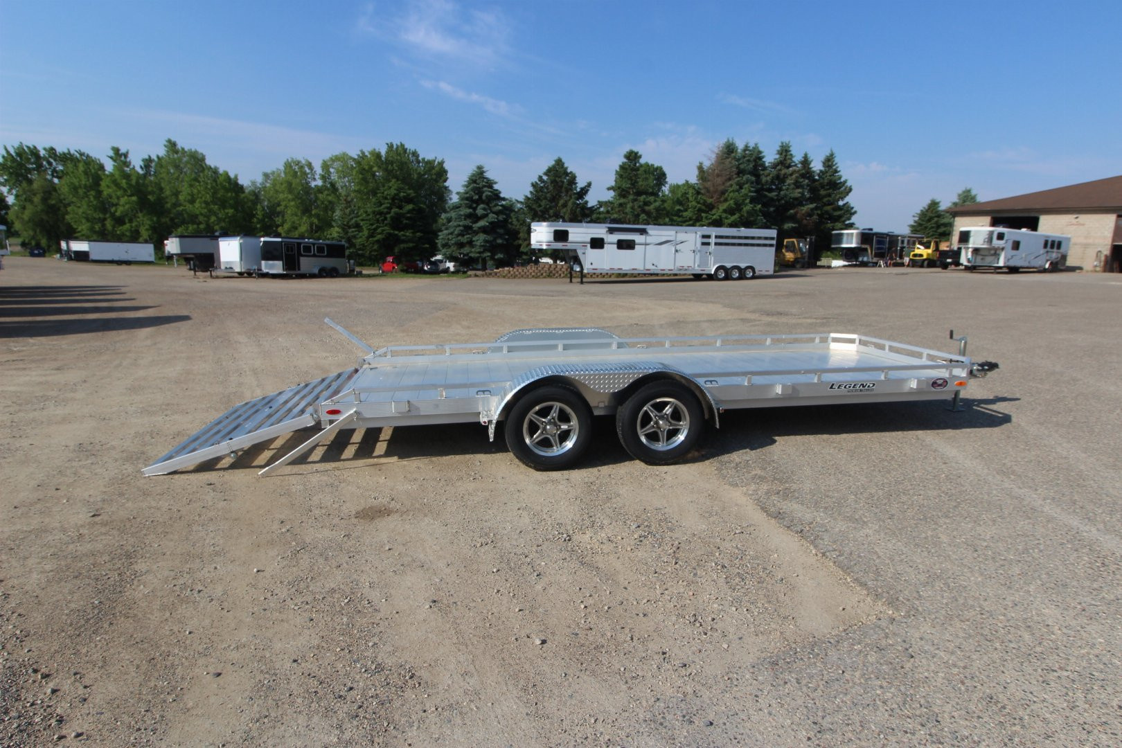 New 2025 LEGEND TRAILERS 7x18 UG Utility Trailer