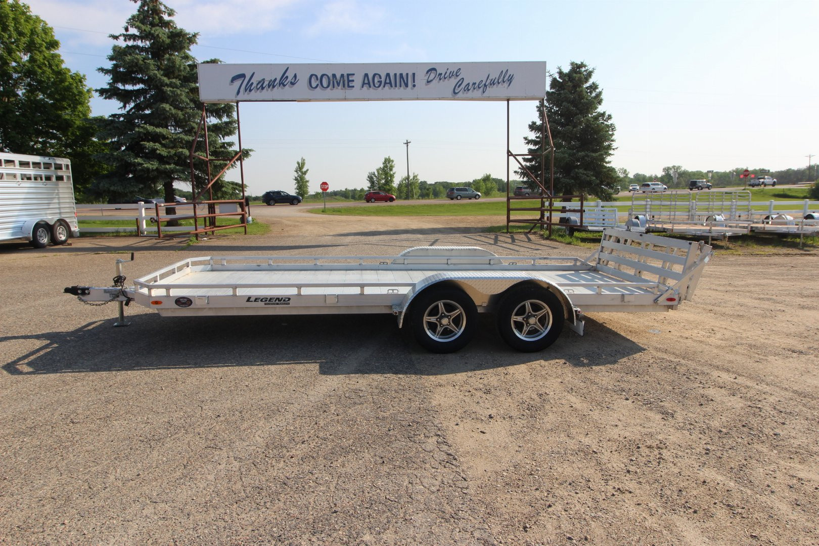 New 2025 LEGEND TRAILERS 7x18 UG Utility Trailer
