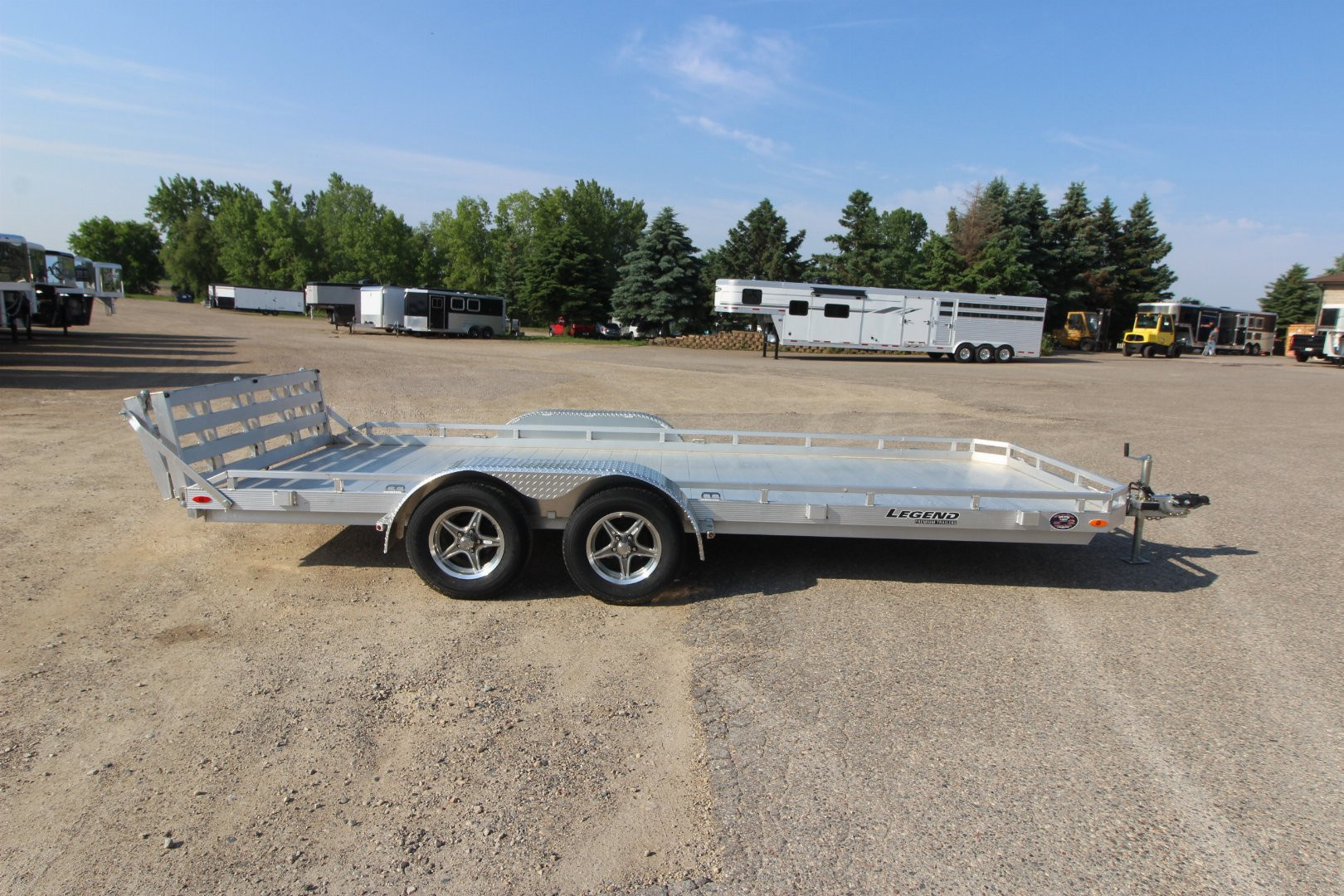New 2025 LEGEND TRAILERS 7x18 UG Utility Trailer