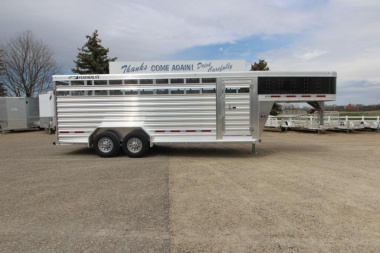 New 2025 Featherlite 8127 20' Stock / Stock Combo Trailer