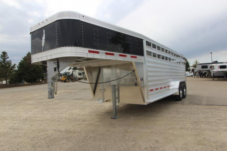 New 2025 Featherlite 8127 20' Stock / Stock Combo Trailer