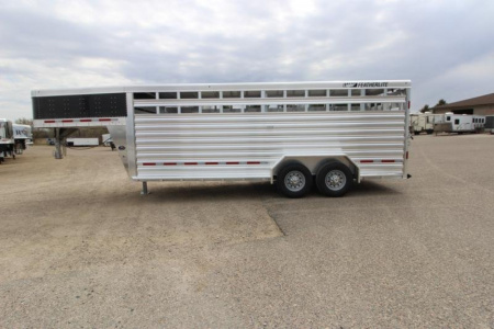 New 2025 Featherlite 8127 20' Stock / Stock Combo Trailer