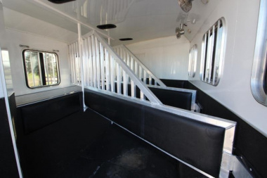 Used 2015 Bison Trailers 3 Horse LQ Trailer