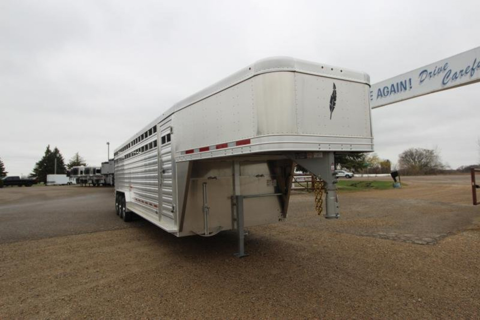 New 2025 Featherlite 7.5x30' Stock / Stock Combo Trailer