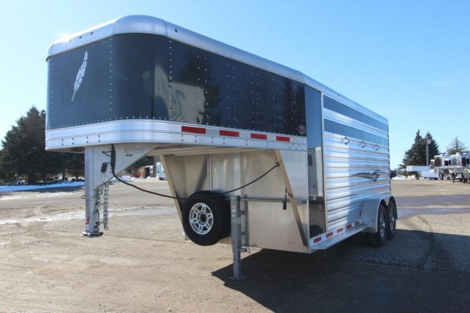 New 2024 Featherlite 9751 3HR Stock Combo Stock / Stock Combo Trailer