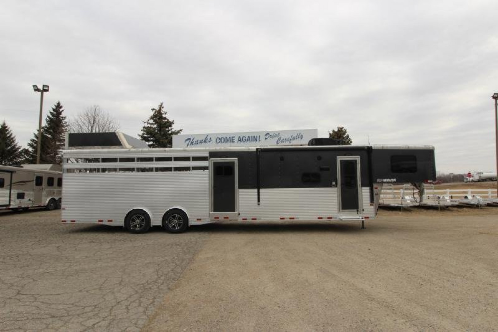 New 2023 Sundowner Stock Combo LQ MT Horse Trailer